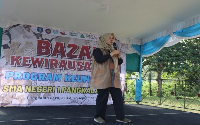 Bazar Tanpa Plastik SMA Negeri 1 Pangkalan Baru